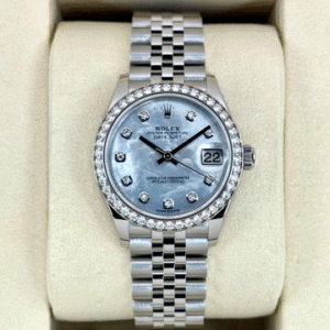 NEW 2025 Rolex Lady Datejust 28mm 278384RBR Jubilee MOP Diamond Dial