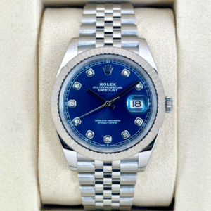 NEW 2025 Rolex Datejust 41mm 126334 Stainless Steel Jubilee Blue Diamond Dial