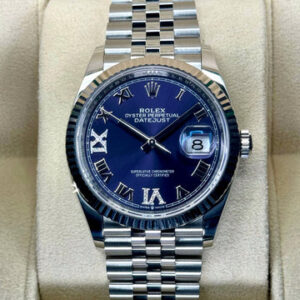 NEW 2024 Rolex Datejust 36mm 126234 Stainless Steel Jubilee Purple Dial
