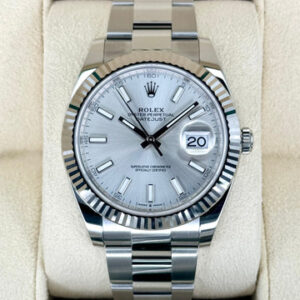 NEW 2025 Rolex Datejust 41mm 126334 Stainless Steel Oyster Silver Dial