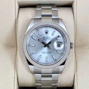 NEW 2025 Rolex Datejust 41mm 126300 Stainless Steel Oyster Silver Dial