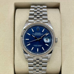 NEW 2025 Rolex Datejust 36mm 126234 Stainless Steel Jubilee Blue Dial