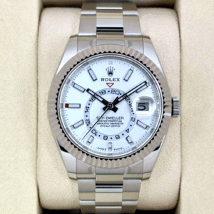 NEW 2025 Rolex Sky-Dweller 42mm 336934 Stainless Steel Oyster White Dial