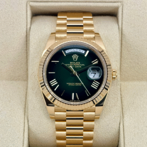 NEW 2025 Rolex Day-Date 40mm 228238 Presidential Green Ombre Dial