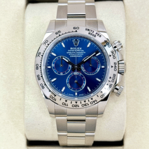NEW 2025 Rolex Daytona 40mm 126509 White Gold Blue Dial