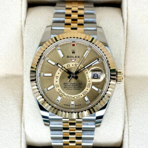 NEW 2025 Rolex Sky-Dweller 42mm 336933 Jubilee Champagne Dial