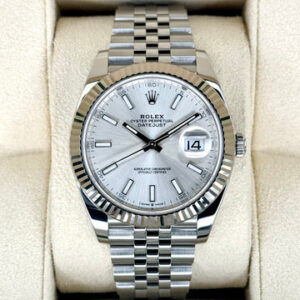 New 2025 Rolex Datejust 41mm 126334 Stainless Steel Jubilee Silver Dial