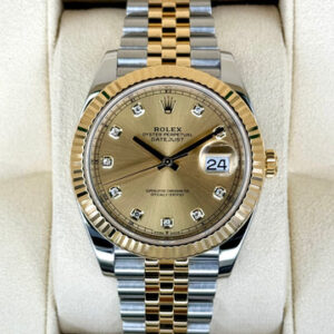 NEW 2025 Rolex Datejust 41mm 126333 Jubilee Champagne Diamond Dial