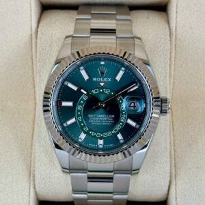 NEW 2025 Rolex Sky-Dweller 42mm 336934 Oyster Green Dial
