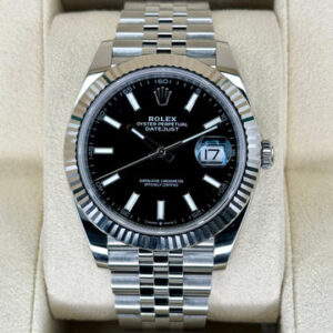 NEW 2025 Rolex Datejust 41mm 126334 Stainless Steel Jubilee Black Dial
