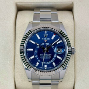 NEW 2025 Rolex Sky-Dweller 42mm 336934 Oyster Blue Dial